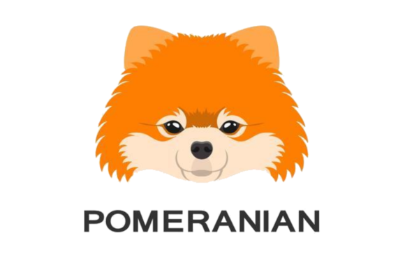 Cute Pomeranian Dog SVG Graphic: A Playful Addition to Creative Design Projects