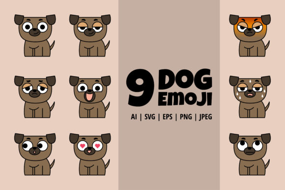 Funny and Cute Dog Emoticon: A Graphics Freebie for Lively Content