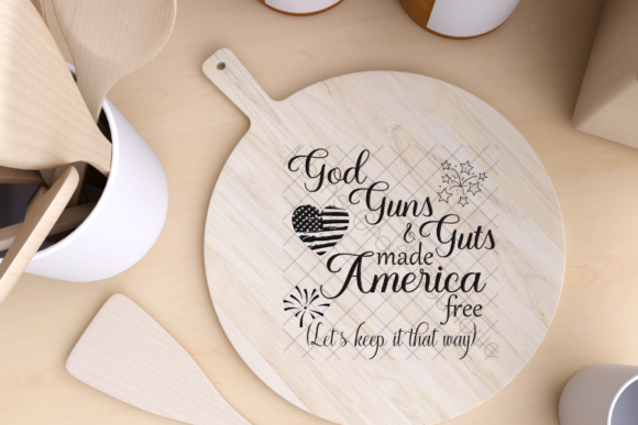 God Guns Guts SVG Graphics for Crafts