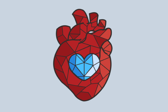 Heart Vector Illustration: A Versatile Graphic for Creative Marketplaces