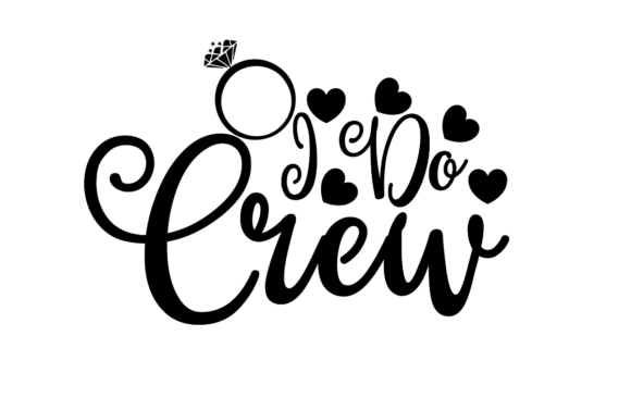 I Do Crew - Engagement SVG Graphic: A Powerful Illustration for Content Creators