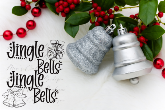 Jingle Bells Christmas Graphics for Crafts and Digital Sellers
