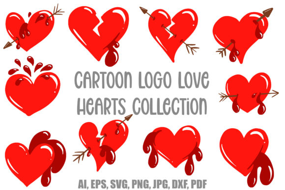 Love Hearts Red Halloween Valentines SVG: A Vibrant Graphic Design Asset for Creative Marketers