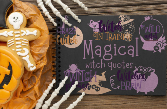 Magical Witch Quotes: A Graphic Design Asset for Crafts and Creators