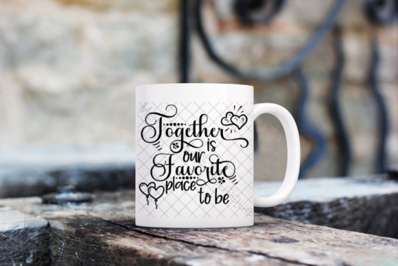 Together Our Favorite Place to Be SVG: A Graphic Design Asset for Crafty Content Creators