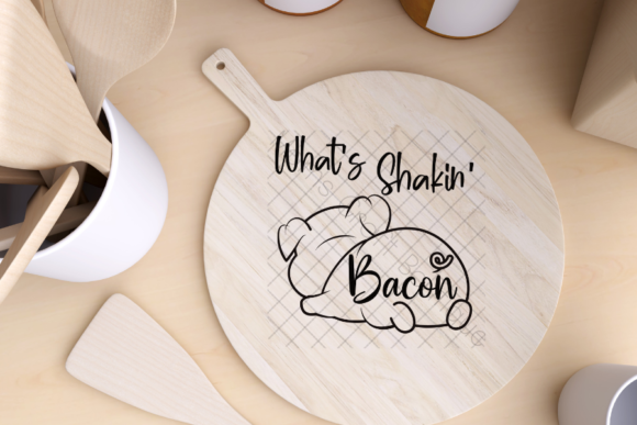 What's Shakin' Bacon, Pig, Kitchen, SVG
